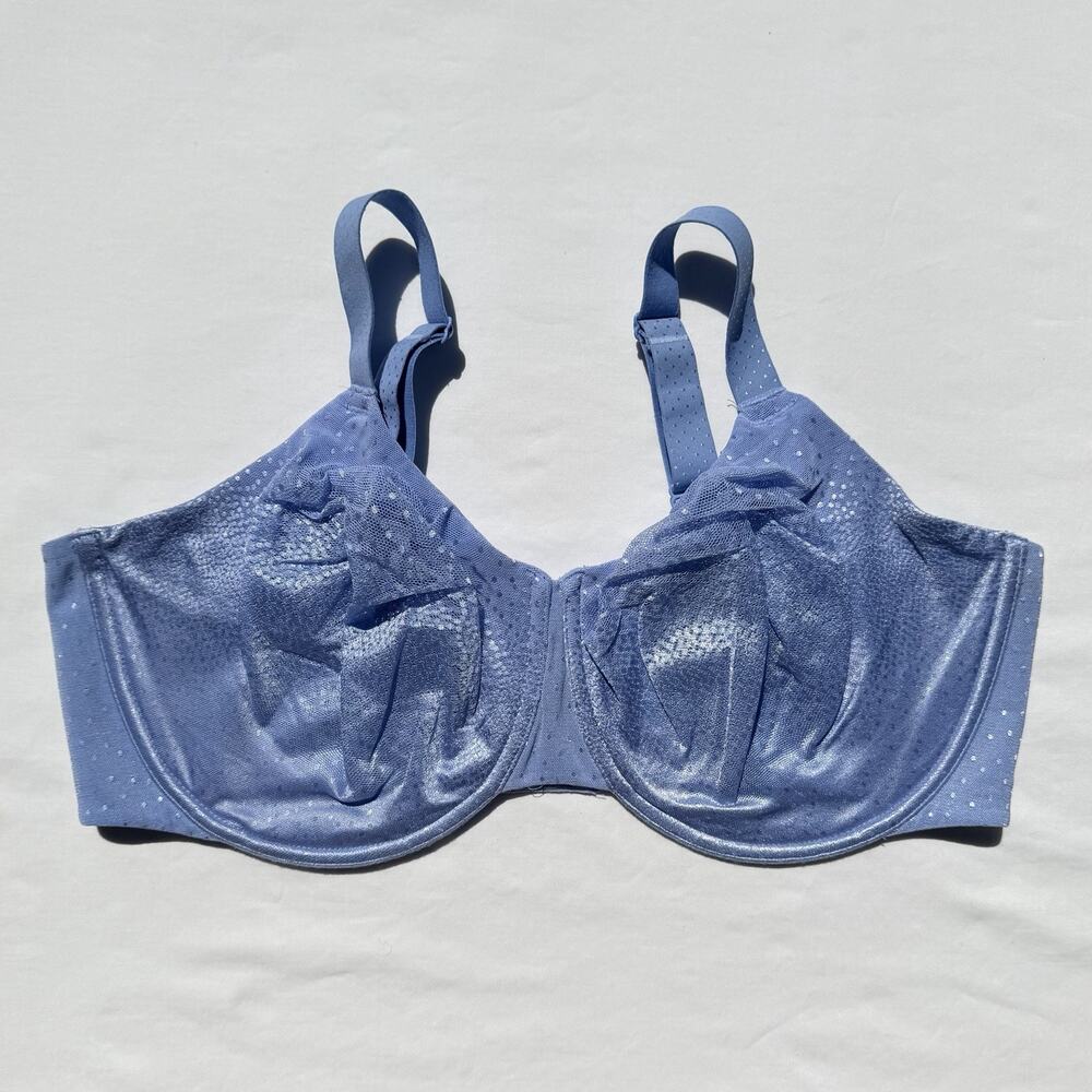 Wacoal Back Appeal Unlined Underwire Bra 42G Blue Horizon 855303